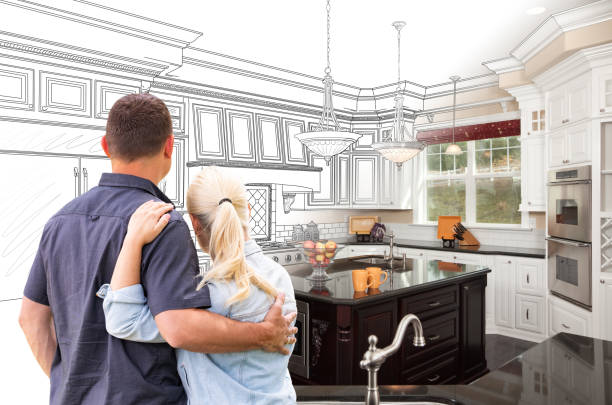 Professional Cabinet Installation technician working in Beverly, NJ